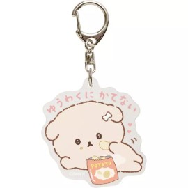 San-X Ishiyowa-chan Acrylic Keychain Eating Chips