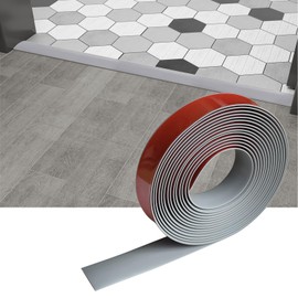 Floor/Door Flat Transition Strip & Self-Adhesive Vinyl Edge Trim - Laminate Gap Covering Joining Strip