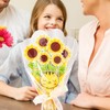 Mother's Day Flower Bouquet Card,Mothers Day Flower Craft Kit |