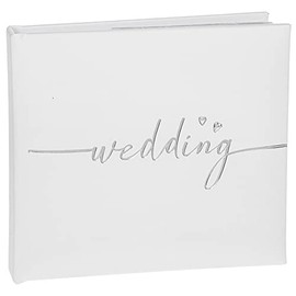 Shudehill Giftware Modern Script - Wedding Album large for 4x6 Photos