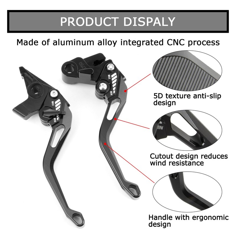 5D Diamond Brake Clutch Lever for Kawasaki Ninja