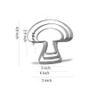 Keewah Mushroom Cookie Cutter Set - 5”,4”,3” - 3 Piece