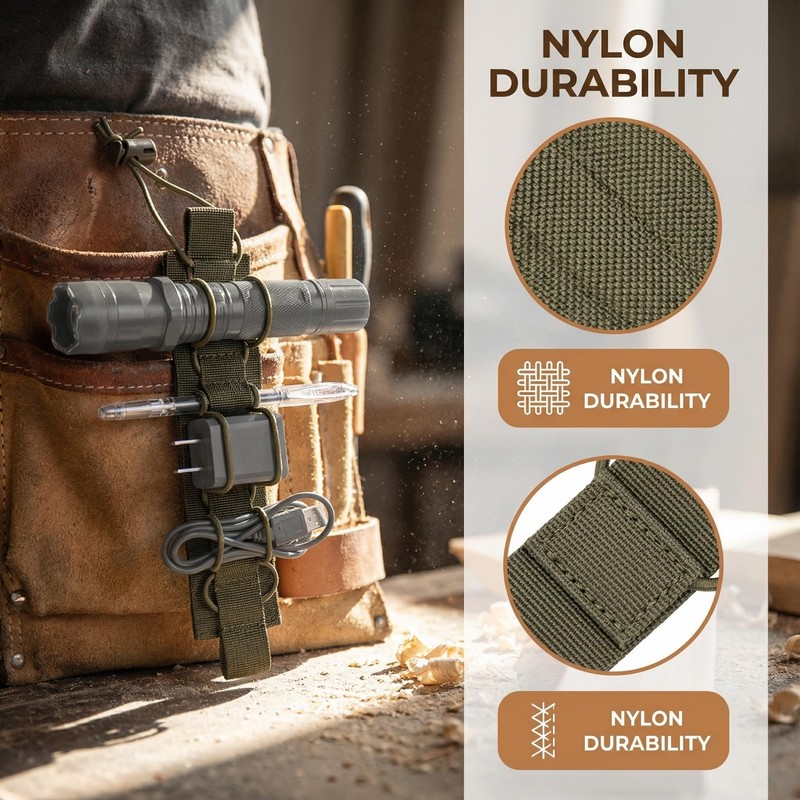 DIZETION Hook and Loop Utility Admin Panel Modular Organizer, Tactical