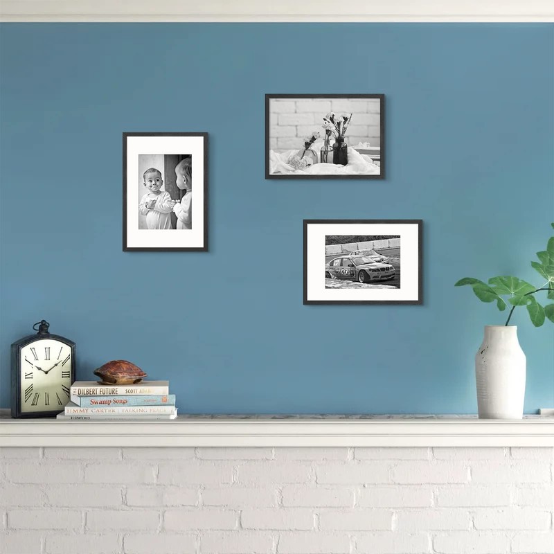 Photo Frame (Black Wood, A5, Set of 2)