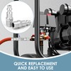 4 x Compressed Air Quick Couplings, 1/4 Inch NPT Male