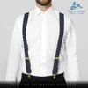 Masonic Braces Suspenders with Square & Compass - X Type