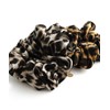 Vingtaine HS-123-BE Leopard Pattern Scrunchie, Leopard Pattern, Easy Hair Accessory,