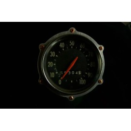 Dashman's Hot Rod & Speed Parts Gauge Aviator Bezel Bomber Dash Copper Rivet Panel Hot Rod Rat Aluminum 3-1/8"