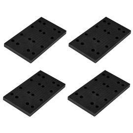 4 Pcs Soft Foam Sanding Pads, 80 * 133mm Interface Sander Backing Pad, Hook and Loop Buffer Pad, Compatible with Festool RTS 400, RS 400, RTSC 400 Sander