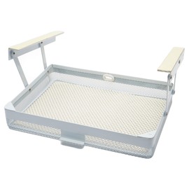 Everything Keeper - Organizer for Home, Kitchen, Bathroom, RV, Small Spaces - Storage Organizers - Compact Metal Basket - Under Cabinet Holder - Easy Install - Holds Strong - 13 x 10 x 2.5 in