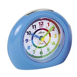Atlanta Kinderwecker ohne Ticken Analog Blau - 1967-5