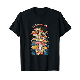 Mystical Mushroom Art - Psychedelic Velada Decor Masterpiece T-Shirt