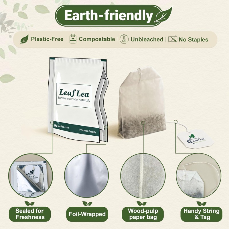LeafLea 40 Dandelion Root Tea Bags, Dandelion Tea Supports Wellness