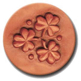 RYCRAFT 2" Round Cookie Stamp with Handle & Recipe Booklet-SHAMROCK