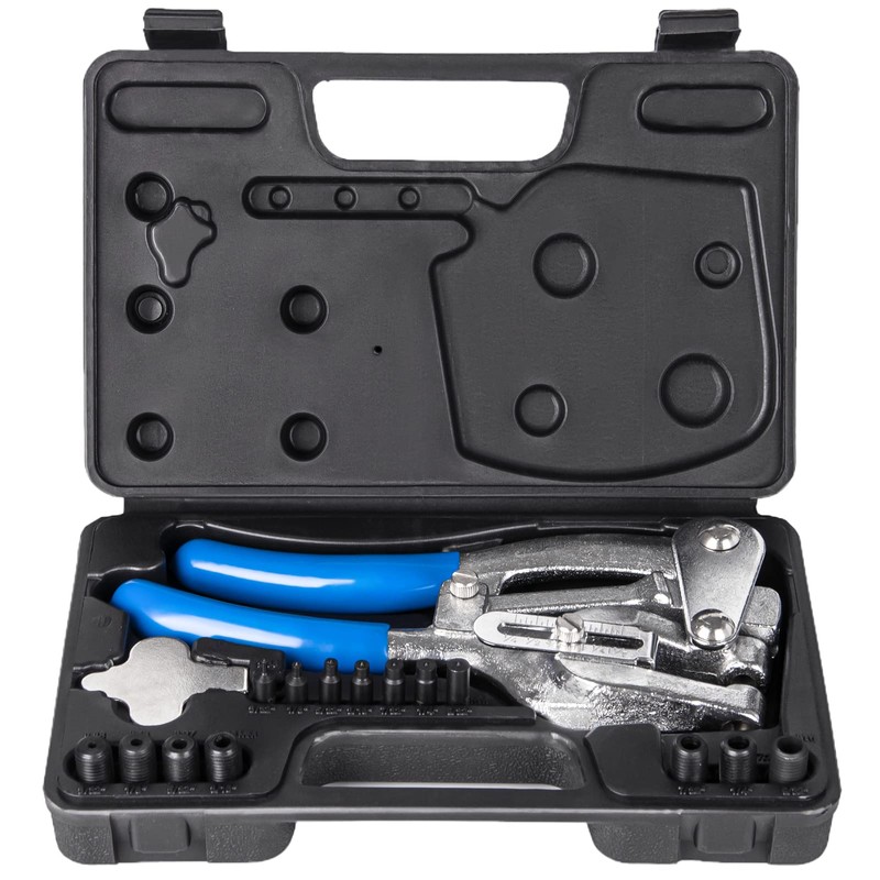 NiQinWuKin Metal Hole Punch Tool Set - Professional Heavy Duty