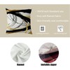 Abstract Modern Black and Gold Pillow Covers 18x18 for Couch