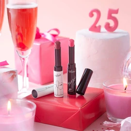 Visee Riche 25th Anniversary Kit I Lipstick, Red Set, 0.1 oz (3.5 g) x 5 Bottles