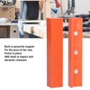 2Pcs Jaws Protection Cover ABS Multiple V Shape Grooves Magnetic