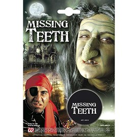 Widmann ? Makeup SDENTANTE Unisex-adult, Green, One Size, vd-wdm4091s