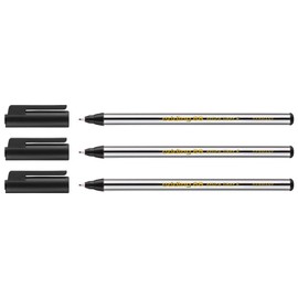 EDDING Set of 3 Felt-Tip Pens Fine 88 Black 0.6 mm