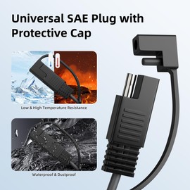 Starlink Mini Cable SAE Connector with Polarity Reverse Adapter, Starlink Mini Power Cable SAE Plug to DC Plug 3FT for Automotive RV Battery Generator Solar Panel Yacht Powering 1M