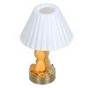 1: 12 Scale Dollhouse Bear Table Decor Realistic LED Lamp