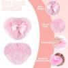 4Pcs Fluffy Powder Puff, 3.2 Inch Large Heart-Shape Loose Powder