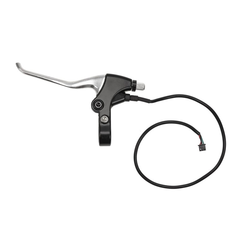 TongSheng E-Bike Brake Lever Left Aluminium Black/Silver 420 mm 22.2