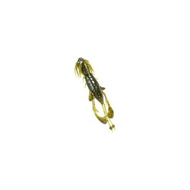 FishLab Nature Series Creature Bait Kickin Craw 3 1/2", Green Pumpkin