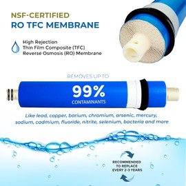 Anchor 1-Year Replacement Water Filter Cartridge Set for 5-Stage Reverse Osmosis System (50 GPD)