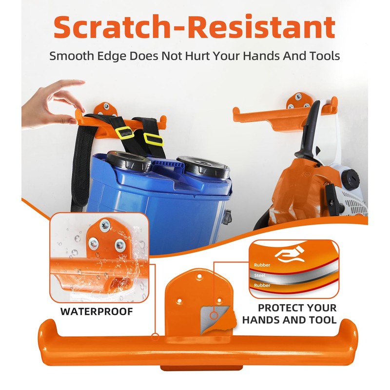 OSROENE Backpack Leaf Blower Hanger with Tube Hook, 1 Pack