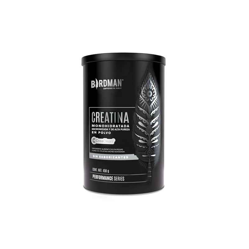 Birdman Creatina Monohidratada Alta Pureza Polvo Sabor Preworkout Alto Rendimiento