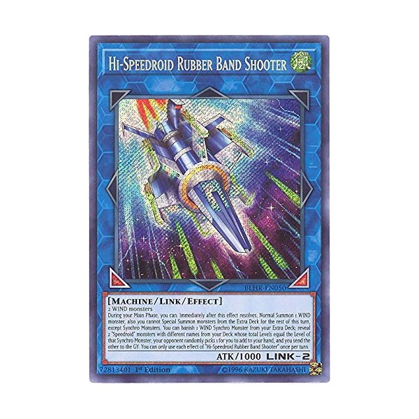 Yu-Gi-Oh! - Hi-Speedroid Rubber Band Shooter - BLHR-EN050 - Secret