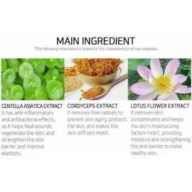 Jabon Espuma Facial Coreana Cica Elimina Imperfecciones_ 4pz Todo Tipo De Piel Danoche                                                                