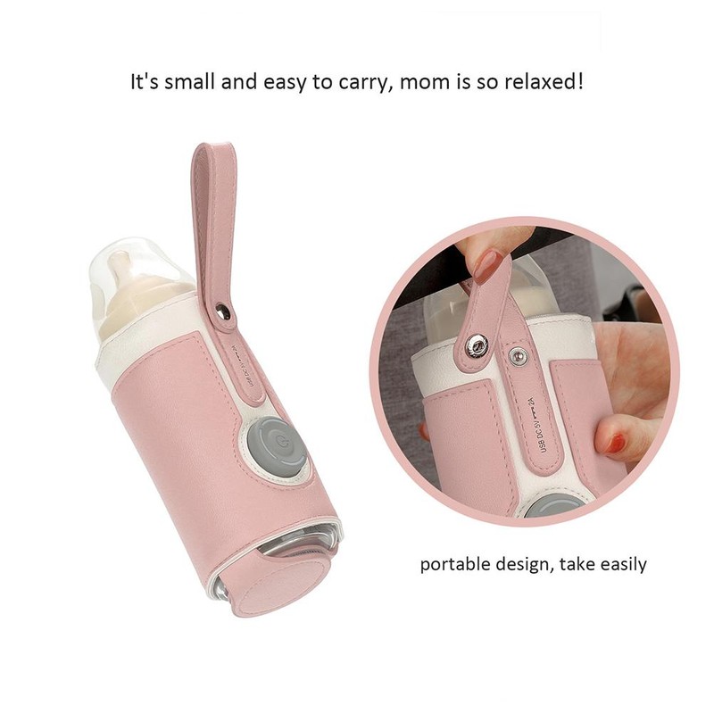 Bottle Warmer Bag 3 Temperature Adjustable Portable Baby Bottle Warmer