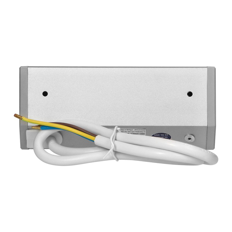 Aluminium Power Strip 2-Way I Grey