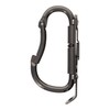 Sankyo Corporation DBLTACT Adjustable Carabiner Tool Holder Steel Gunmetal DT-THM-811G