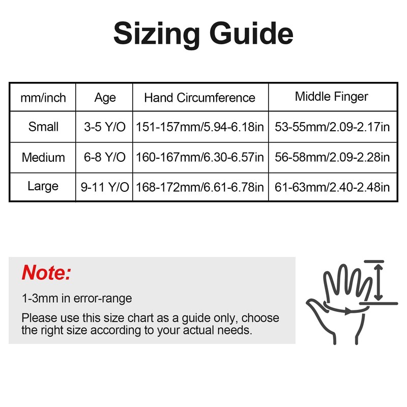 HIYZI 12 Pairs Kids Garden Gloves Work Glove Rubber Coated