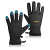 AXEVMEN Winter Gloves Men Women Cycling Gloves (Black, S)