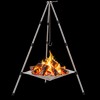 Portable Camping Fire Pit Tripod for Outdoor Campfires – Foldable