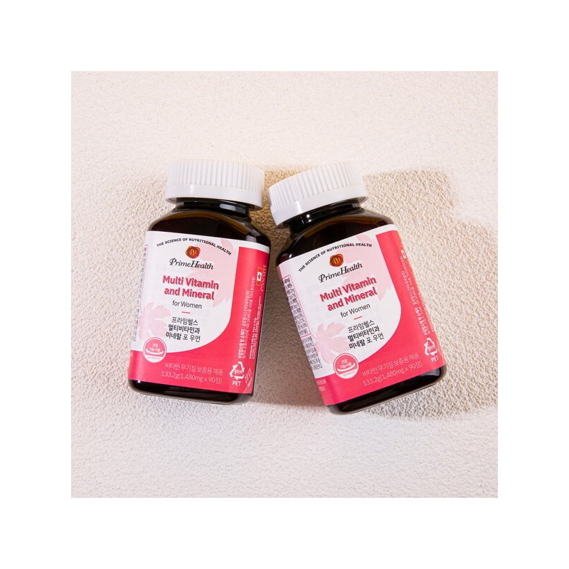 Prime Health Multivitamins and Minerals for Women 90 tablets, 2