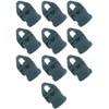 10 x Holdon® MINI Clip Schwarz - Klammer Klemme Befestigungsöse