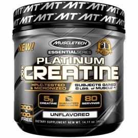 MuscleTech Platinum Creatine Monohydrate 400g Powder - 80 Servings