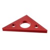 Aluminum Alloy Right Angle Ruler DIY Woodworking Triangle Ruler Measuring