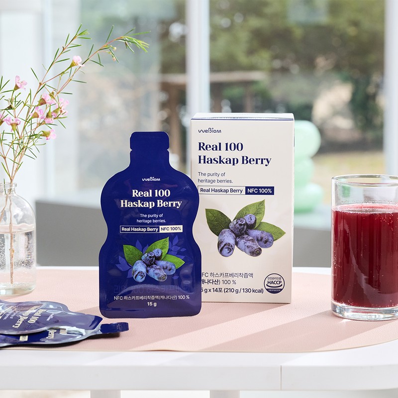 stomach biome Webiome 100% NFC Real Haskap Berry 7 packets,