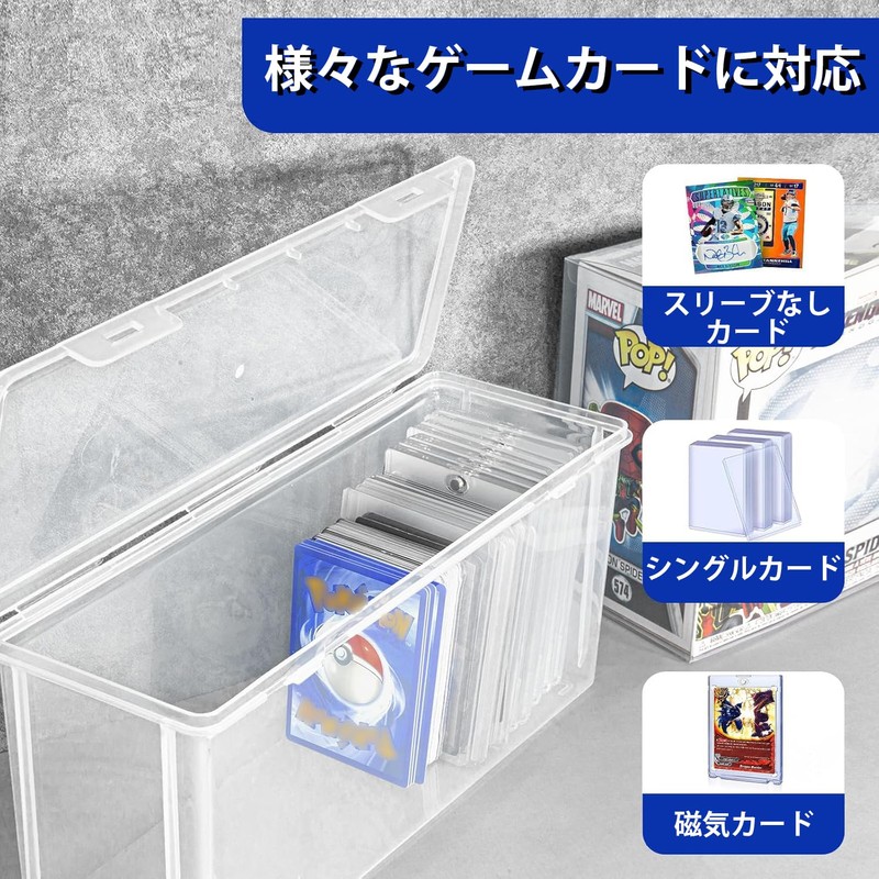 MFDXWCV Deck Case, Trading Card Case, Card Case Card, Transparent,