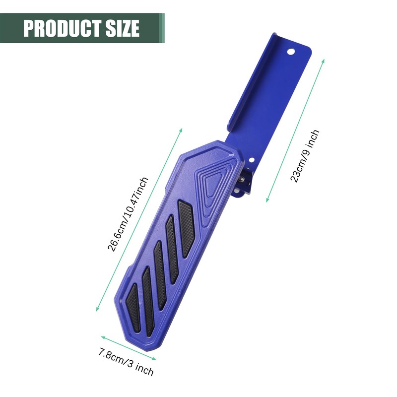 Phamyor Aluminum Anti-Slip Dead Pedal Driver Foot Rest Pad Fit