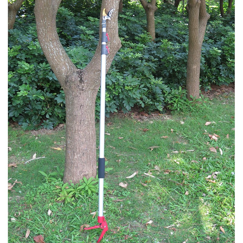 Mesoga 4.6-10 Foot Extendable Tree Pruner, Cut and Hold Pruning