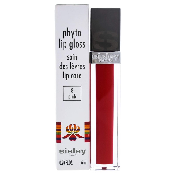 Sisley Phyto Lip Gloss 08 Pink Unisex Lip Gloss 6 ml, 1er Pack (1 x 0.04 KG)