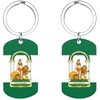 Llavero universal de metal con bandera de Andalucía, accesorios para